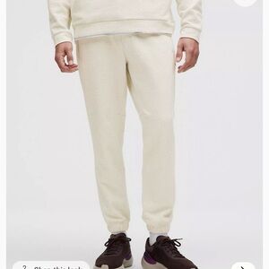 Lululemon Athletica Men's Cream Joggers. ~ like new